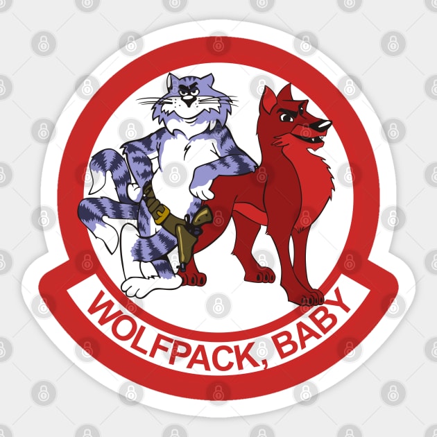 Tomcat VF-1 Wolfpack Sticker by MBK